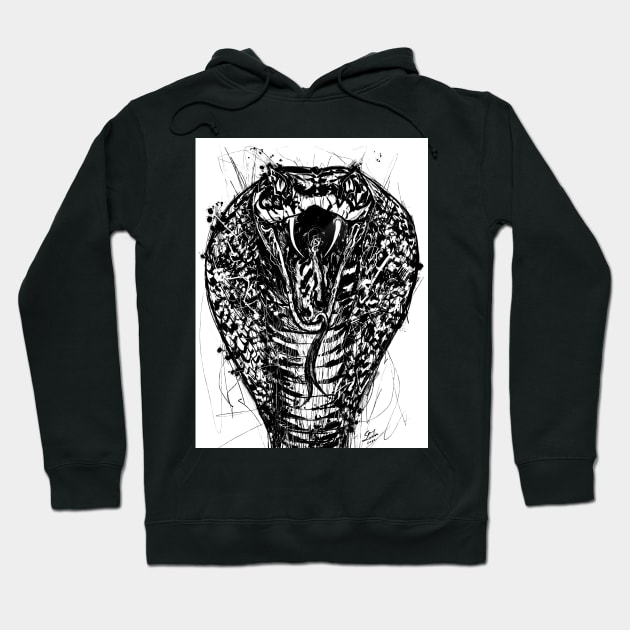 COBRA ink portrait Hoodie by lautir